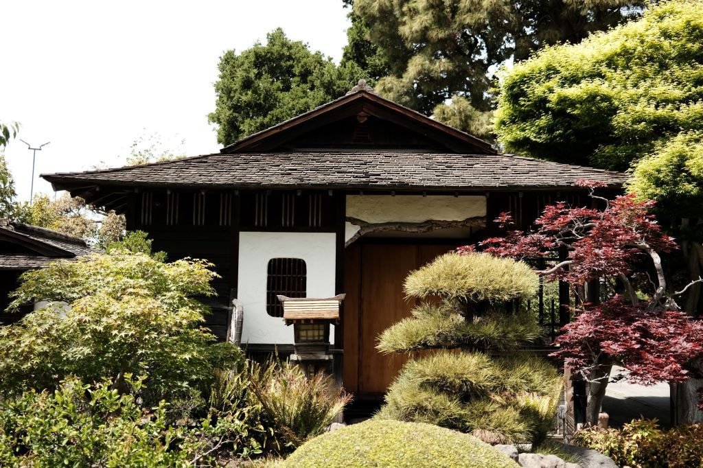 Japanese garden building